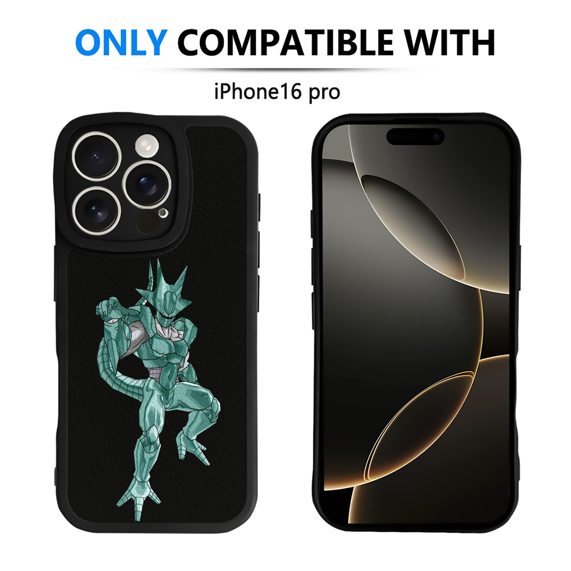 （画像用） ドラゴンボール DRAGON BALL 【iPhone 16シリーズ対応】シリコンスマホケース（レザー調） 材質：シリコン